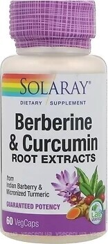 Фото Solaray Berberine & Curcumin 60 капсул