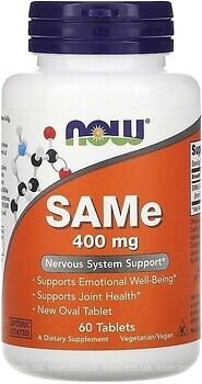 Фото Now Foods SAMe 400 мг 60 таблеток