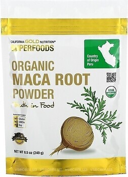 Фото California Gold Nutrition Organic Root Maca Powder 240 г