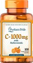 Фото Puritan's Pride Vitamin C 1000 мг with Bioflavonoids 100 капсул