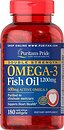 Фото Puritan's Pride Omega-3 Fish Oil 1200 мг 180 капсул