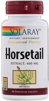 Фото Solaray Horsetail Extract 400 мг 60 капсул