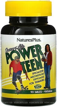 Фото Nature's Plus Source of Life Power Teen 90 таблеток