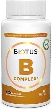 Фото Biotus B-complex 100 капсул