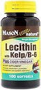 Фото Mason Natural Lecitin with Kelp/B6 100 капсул