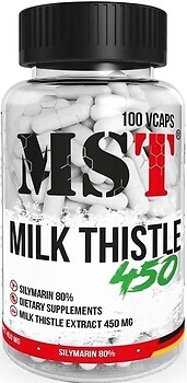 Фото MST Nutrition Milk Thistle 100 капсул