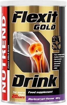 Фото Nutrend Flexit Gold Drink со вкусом черной смородины 400 г