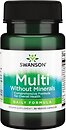 Фото Swanson Multi Without Minerals Daily Formula 30 капсул