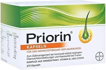 Фото Bayer Priorin 270 капсул