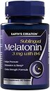 Фото Earth's Creation Sublingual Melatonin 3 мг with B-6 60 таблеток