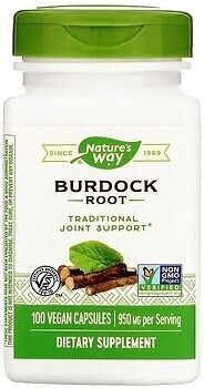 Фото Nature's Way Burdock Root 950 мг 100 капсул