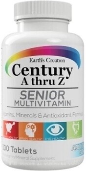 Фото Earth's Creation Century A thru Z Senior 100 таблеток