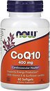 Фото Now Foods CoQ10 400 мг 60 капсул