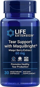 Фото Life Extension Tear Support with MaquiBright 60 мг 30 капсул (LEX19183)