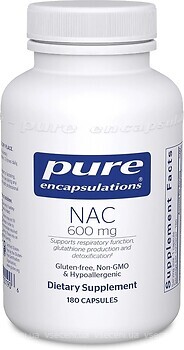 Фото Pure Encapsulations NAC 600 мг 180 капсул