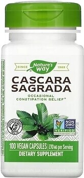 Фото Nature's Way Cascara Sagrada 270 мг 100 капсул