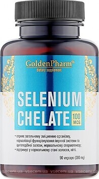 Фото Golden Pharm Selenium Chelate 90 капсул