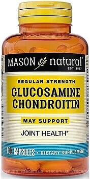 Фото Mason Natural Glucosamine Chondroitin 100 капсул