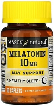 Фото Mason Natural Melatonin 10 мг 60 таблеток