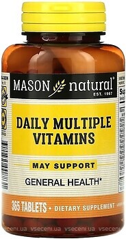 Фото Mason Natural Daily Multiple Vitamins 365 таблеток