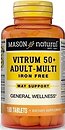 Фото Mason Natural Vitrum 50+ Adult-Multi Iron Free 180 таблеток