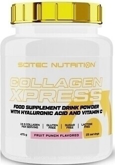 Фото Scitec Nutrition Collagen Xpress со вкусом фруктового пунша 475 г