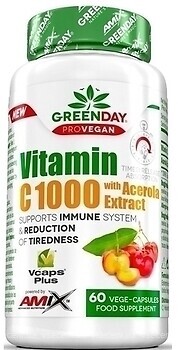 Фото Amix GreenDay Vitamin C 1000 mg with Acerola 60 капсул