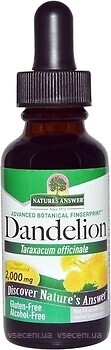 Фото Nature's Answer Dandelion 2000 мг 30 мл