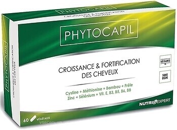 Фото Nutriexpert Phytocapil 60 капсул