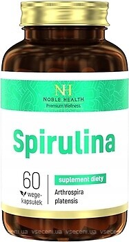 Фото Noble Health Spirulina 60 капсул