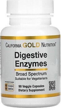 Фото California Gold Nutrition Digestive Enzymes 90 капсул