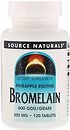 Фото Source Naturals Bromelain 500 мг 120 таблеток