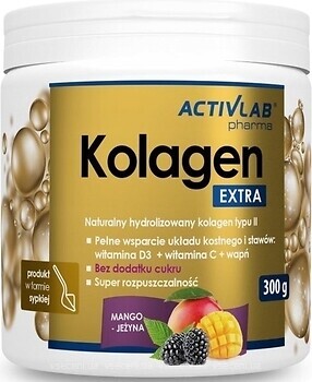 Фото Activlab Collagen Extra со вкусом манго и ежевики 300 г