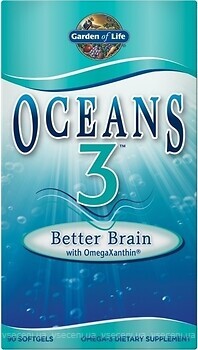 Фото Garden of Life Oceans 3 Better Brain 90 капсул