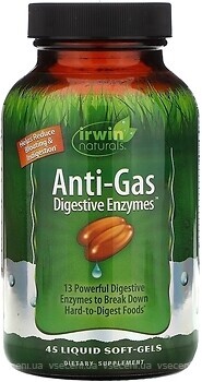 Фото Irwin Naturals Anti-Gas Digestive Enzymes 45 капсул