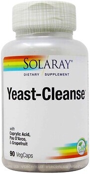 Фото Solaray Yeast Cleanse 90 капсул