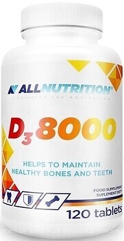 Фото All Nutrition Vitamin D3 8000 IU 120 таблеток