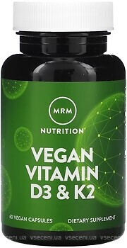 Фото MRM Vegan Vitamin D3 & K2 60 капсул