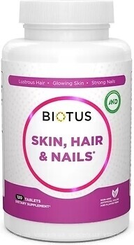 Фото Biotus Skin, Hair & Nails 120 таблеток