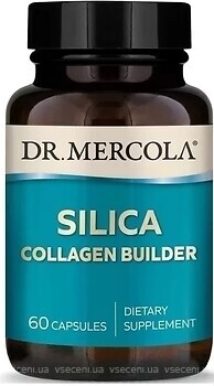 Фото Dr. Mercola Silica Collagen Builder 10 мг 60 капсул