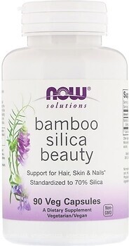 Фото Now Foods Bamboo Silica Beauty 90 капсул