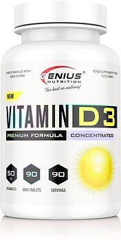 Фото Genius Nutrition Vitamin D3 90 таблеток