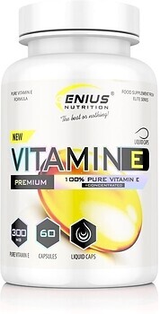 Фото Genius Nutrition Vitamin E 60 капсул