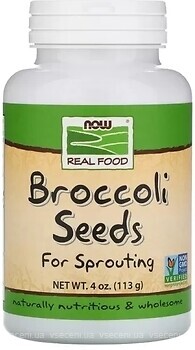 Фото Now Foods Broccoli Seeds 113 г