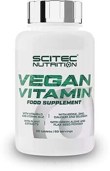 Фото Scitec Nutrition Vegan Vitamin 60 таблеток