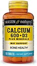 Фото Mason Natural Calcium with vitamin D3 with minerals 600 мг 100 таблеток