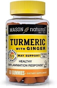 Фото Mason Natural Turmeric with Ginger 60 таблеток