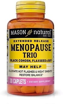 Фото Mason Natural Extended Release Menopause Trio 30 таблеток