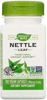 Фото Nature's Way Nettle Leaf 870 мг 100 капсул (NWY14150)