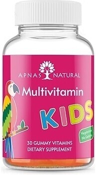 Фото Apnas Natural Multivitamin Kids 30 таблеток